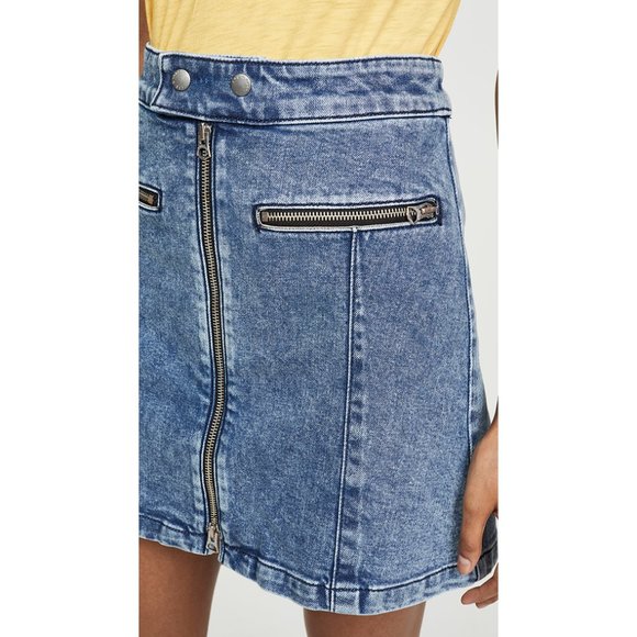 rag & bone Isabel Zip-up Denim Skirt - Picture 8 of 15